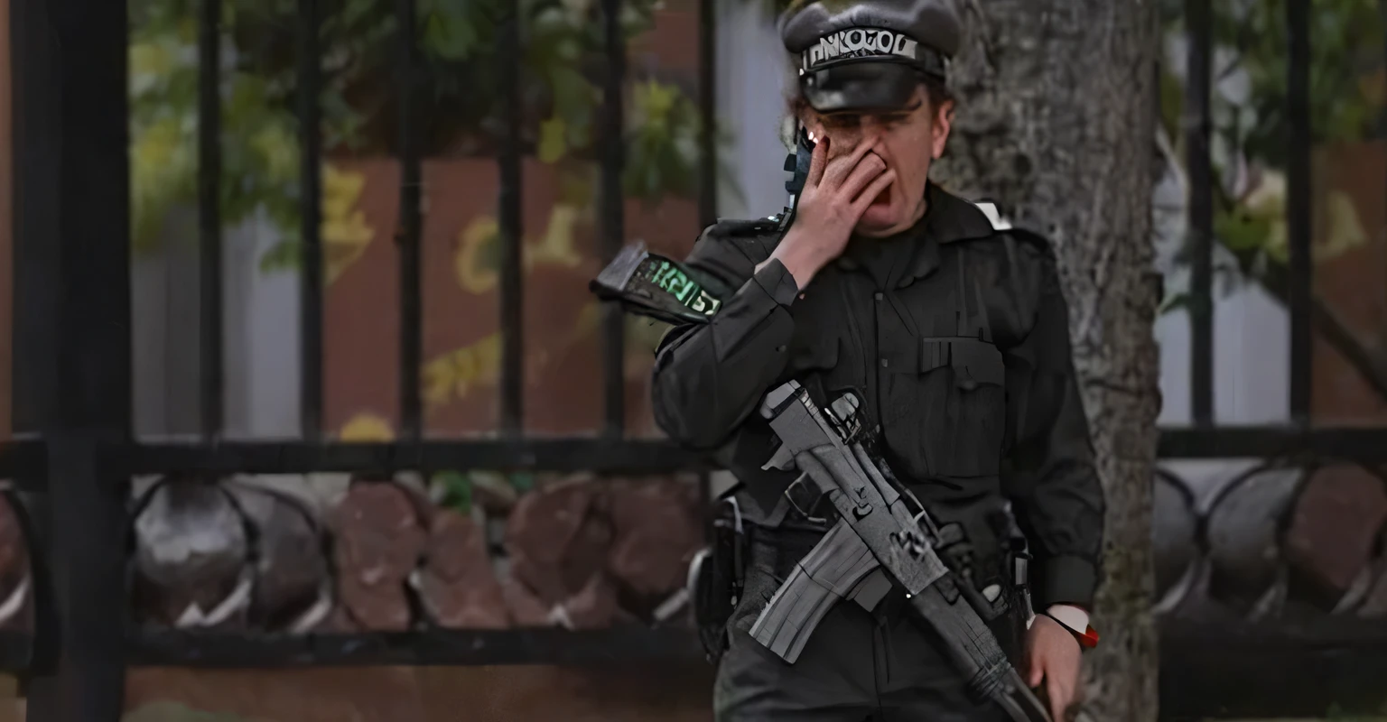 policial chora