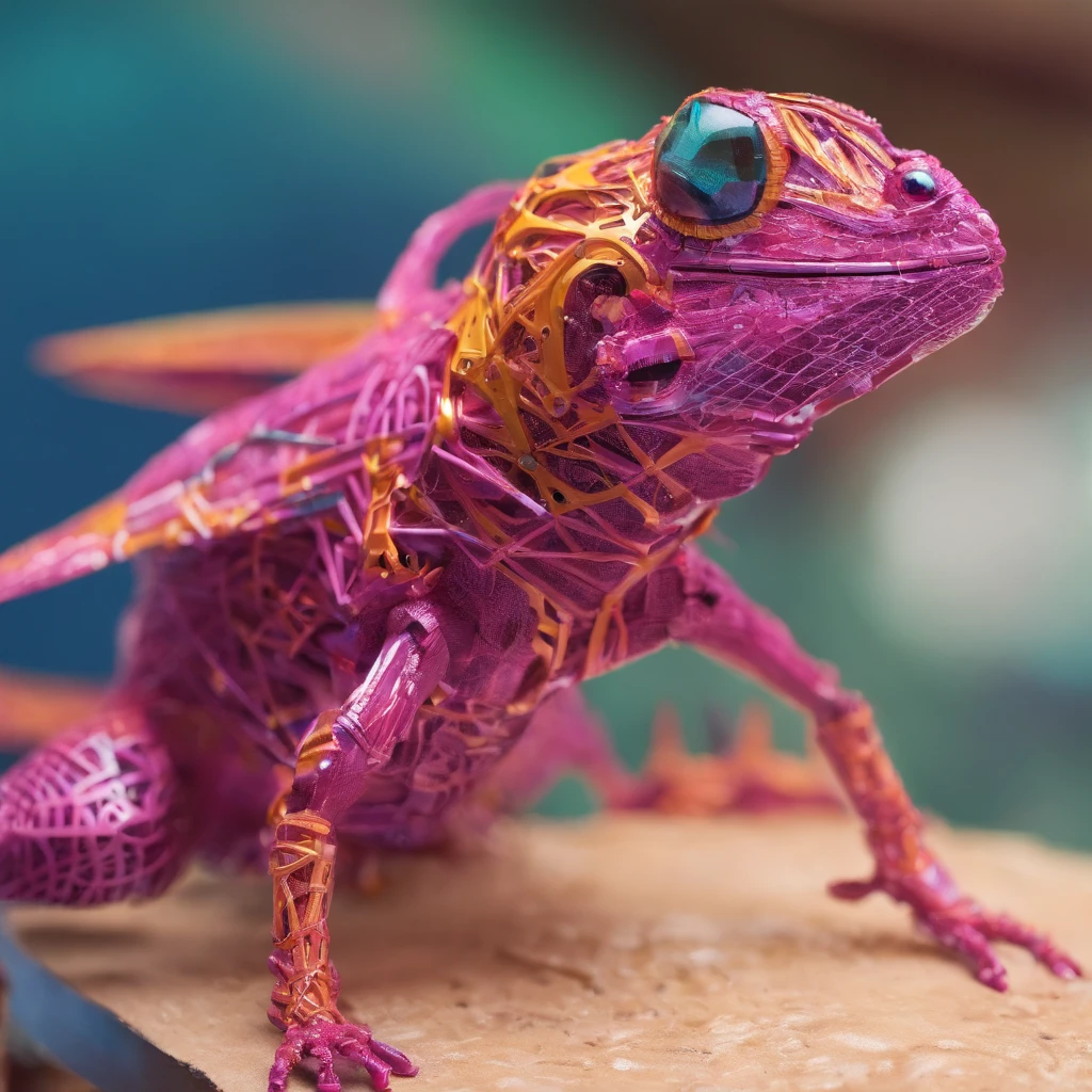 32K(obra-prima,k hd,hiper HD,32K)Rolling flying linen constellation,Lizard Head Platinum Silk Armor Tulle Cyberpunk Space Station 1:90 miniaturas,a vista lateral,semitransparente,Retrato Close-Up,Ice is permeable to gas,filme luz e sombra,Complete composition,Panorama ultra grande angular,extremamente feliz,Pterostilbene tem uma textura delicada,forte impacto visual,Hiper-detalhamento, dos sonhos,rosto refinado,lindos olhos,Boca pequena cereja,high saturated,Long, flowing burgundy hair,claro como cristal,Bom senso de perspectiva,efeitos de luz e sombra,16K suave,Light reflected on the surface