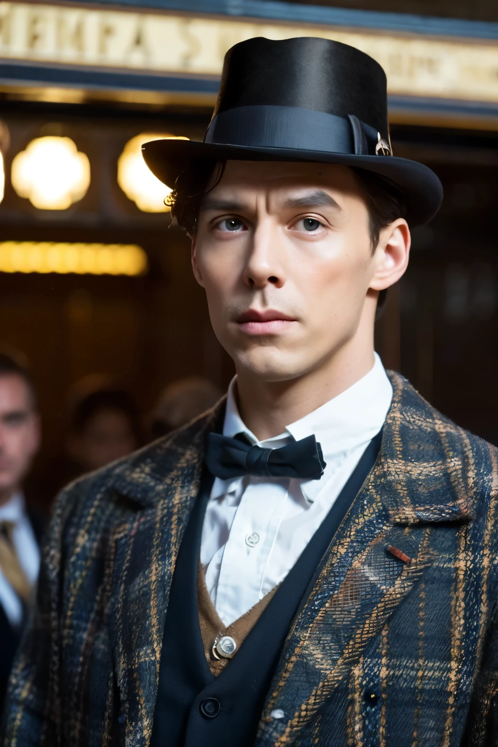 masterpiece,sherlock holmes,steam punk,(monocle),no moustache,20 years old,man