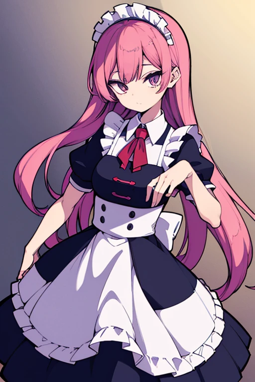 pixel art, maid clothes, no human, clothes only, soft colur, colour pastel