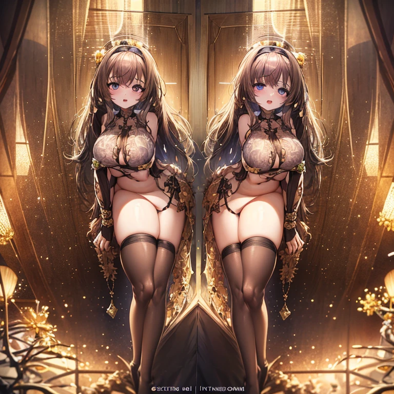 masterpiece, best quality, highres, ultra high res,1 female,night,looking at viewer,indoor,upper body,headband,lingerie,black stockings,plump body,straight hair,long hair,details eyes,details lips,large breasts,slim waist,slim thighs,whitehair,cum