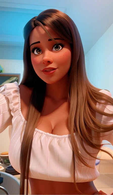 a woman with a very attractive body , Portair HD, , doggystyle position, big breasts, cum on lips