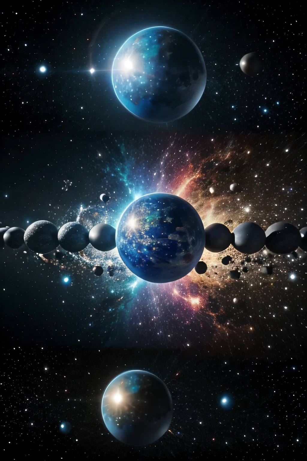 The idea of the multiverse suggests the existence of multiple universes