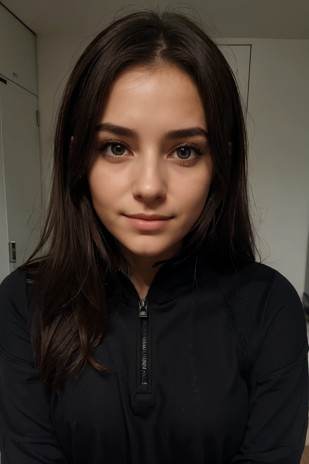 Beautiful European woman, 25 years, perfect detailed face, good mood, perfect detailed hands with five fingers in sportswear, working out in the gym, ideal figure,