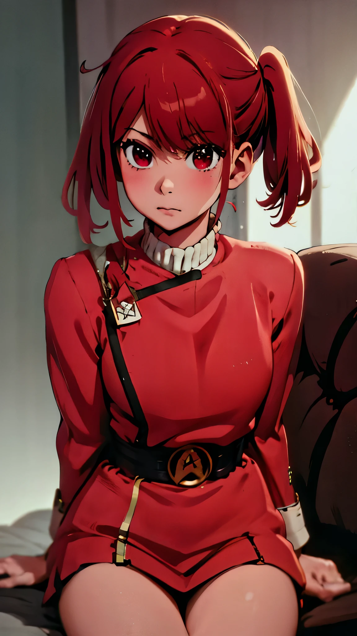 Hoshino Ruby, red twokunf uniform