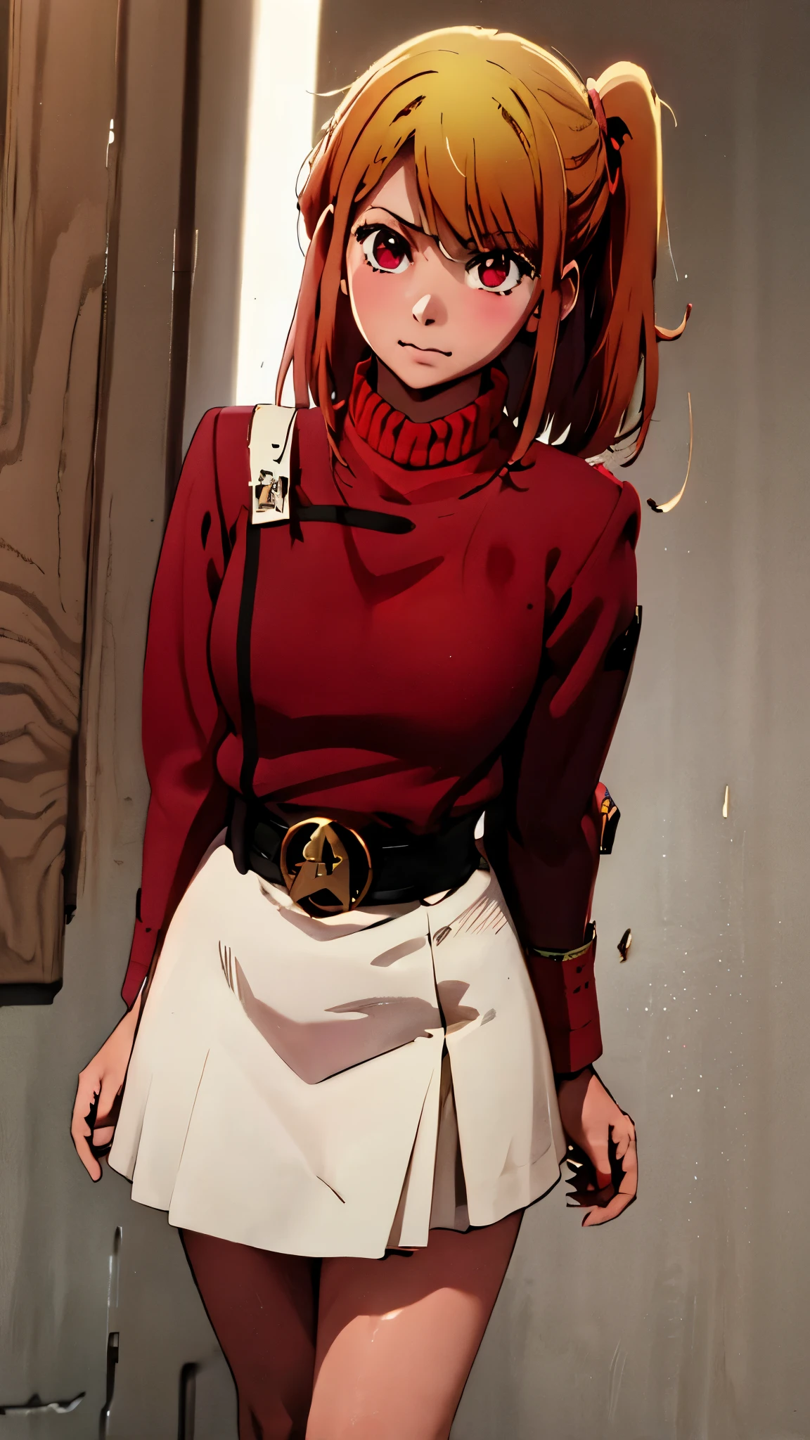 Hoshino Ruby, red twokunf uniform