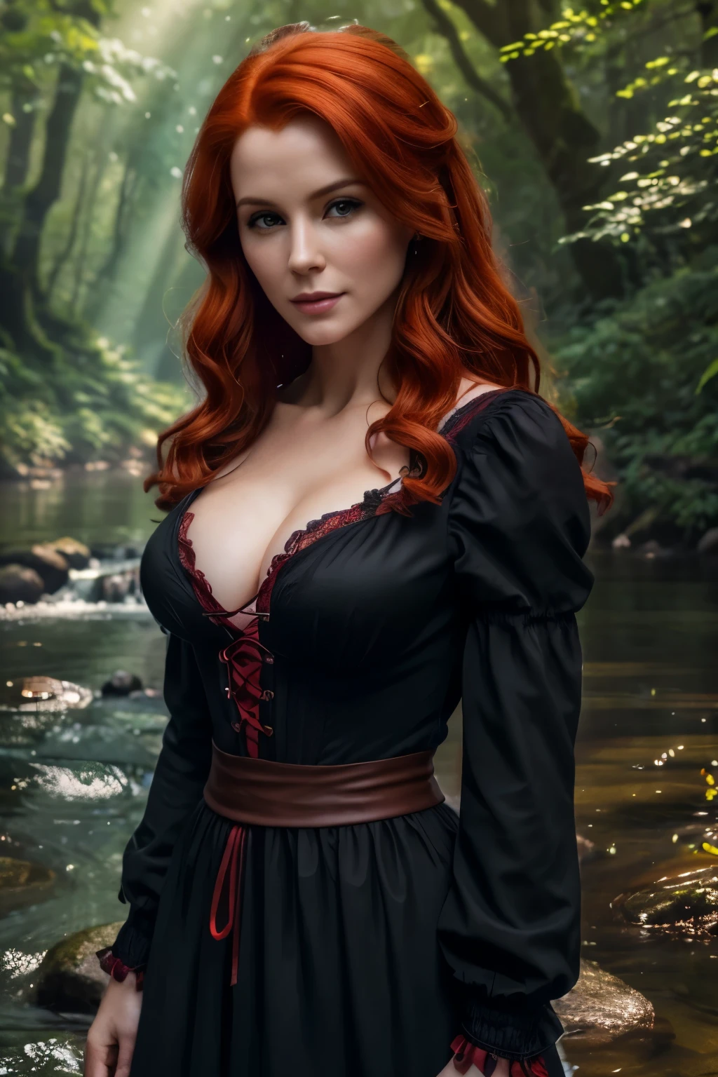Forrest,river,golden hour,(best quality,4k,8k,highres,masterpiece:1.2),ultra-detailed,(realistic,photorealistic,photo-realistic:1.37),nature,sunbeam,sunlit,misty morning,serene,tranquil,peaceful scene,lush greenery,fresh air,rays of sunlight,sparkling water,reflection,calm,harmony,quietness,beauty of nature,serenity,gentle breeze,ethereal atmosphere,trees swaying,birds chirping,natural paradise,ray of hope,dappled sunlight,tranquil river,Sun-kissed leaves,majestic landscape,rustling leaves,hidden treasures,floating leaves,blissful,haven of peace,enchanted wonderland,soft light,dancing shadows,natural symphony