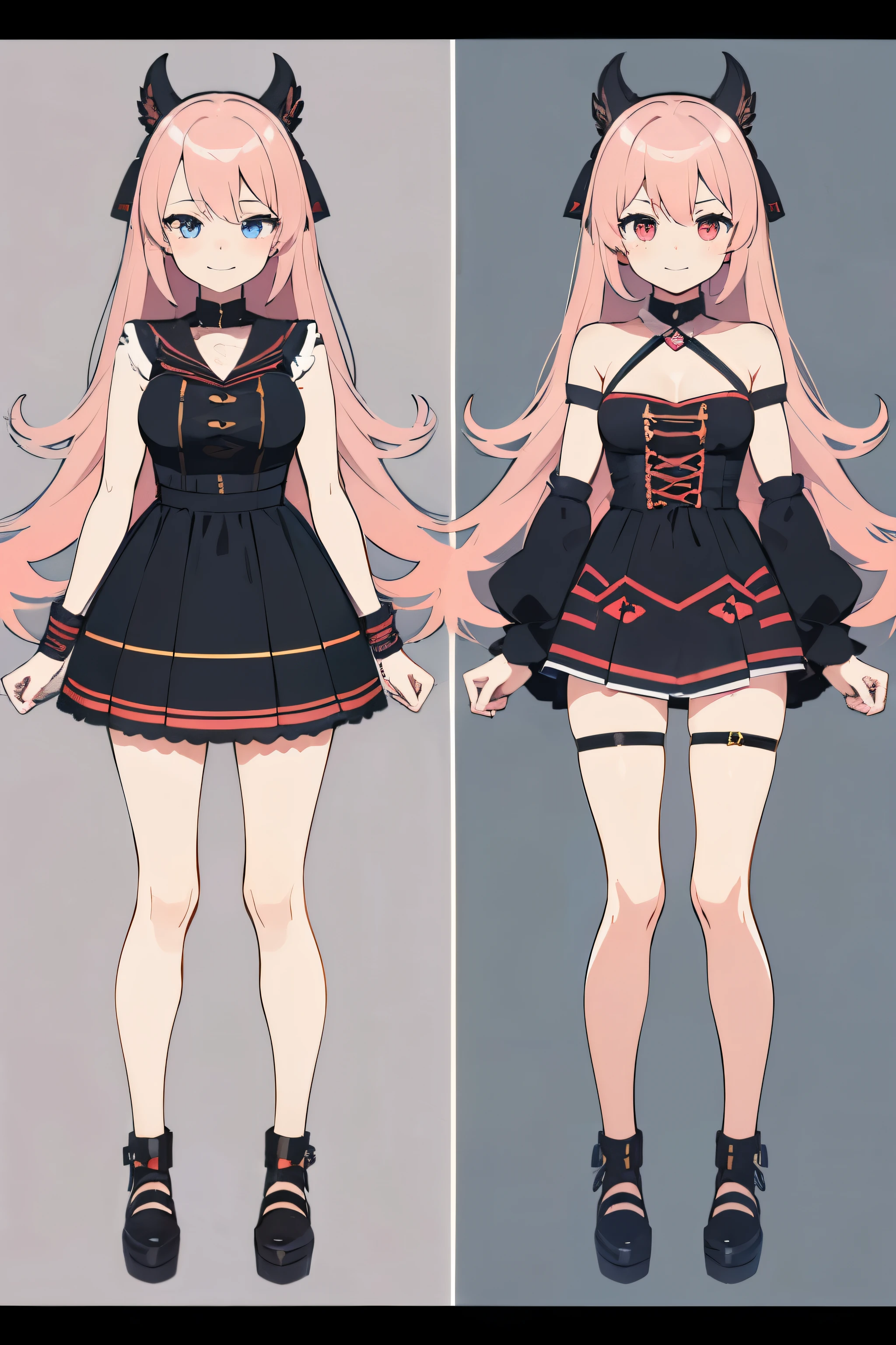 ((better quality), (detailed), Mischievous face, 1 vtuber girl, whole body, front
