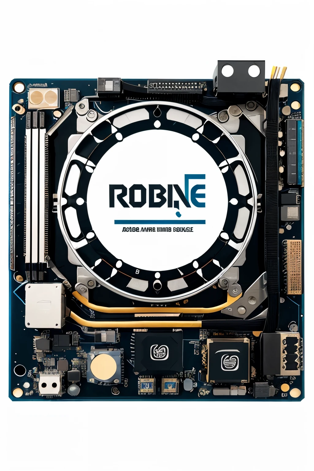 logo,embedded system ,ia,robotique