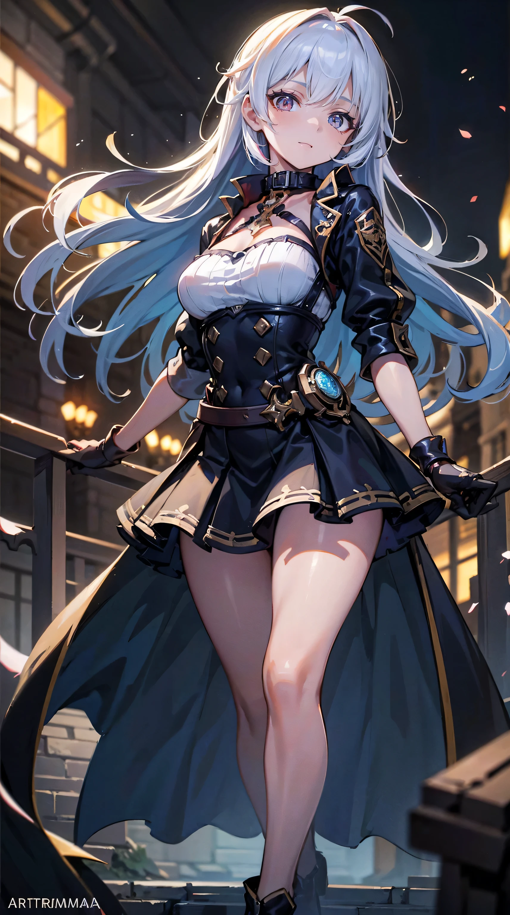(1girl:1.3)(extremely detailed CG unity 16k wallpaper:1.1), (Denoising strength: 1.45), (tmasterpiece:1.37),(1girl, long hair, collar, red eye purple eye heterochromia, glowing, glowing eyes, crazy) (digital) Star Burst aurora:1.32, ( in detailed shipyard, (hakama short skirt)) , best quality, insanevoid, outdoor, god rays, sparkle, glowing light,, photography closeups, cinematic rendering, C4D, blender, 3D,ultra-high definition texture details, resistors, Special Effects, (Luminous line converging towards the middle:1.2), ((masterpiece)), ((best quality)), UHD, award winning, unreal engine 5, vaporware, shaded flat illustration, digital art, trending on artstation, highly detailed, fine detail, intricate
