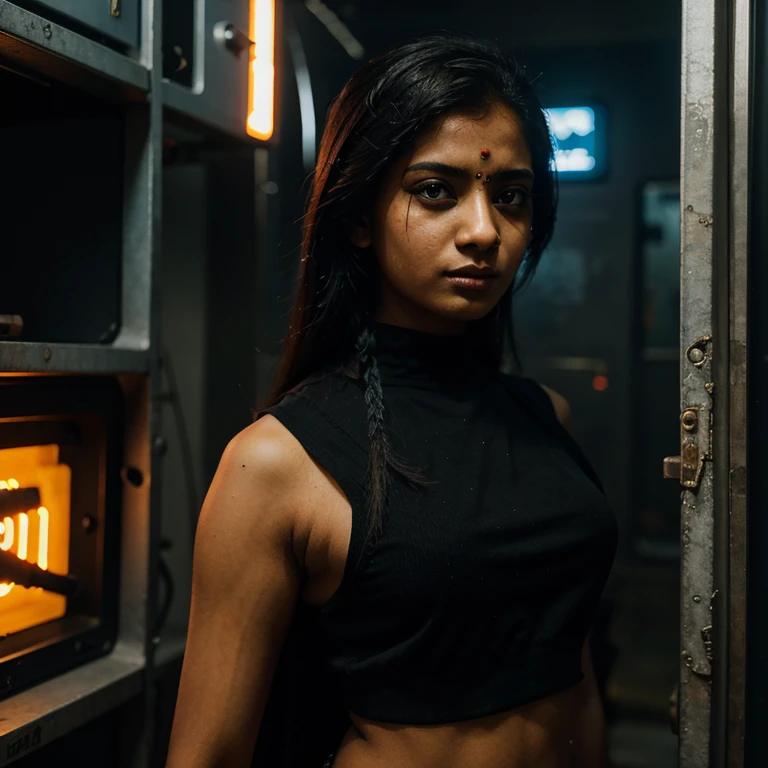 Bengali cyberpunk girl