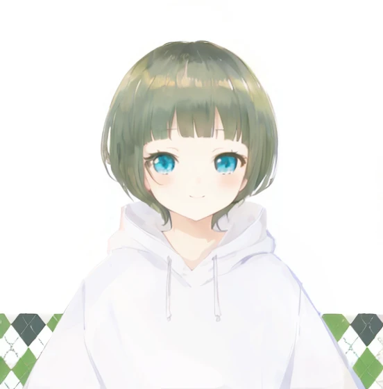 anime with blue eyes and a hoodie posing for a picture,with short hair,shy smile, 可愛いanime girl, anime girl, ( shy smile ), cute natural anime face, little shy smile,No hair color change,hair color is the same,Flip horizontal,hairstyle faithful,original hairstyle picture,Short mashヘア,short hair,correction,Adjust the aspect ratio,Well-balanced aspect ratio,The hairstyle is faithful to the original,Same hairstyle,No hairstyle change,No face change,Same face,The same face,change only clothes,Change of clothes,Another pose,cute pose,blonde hair,Do not change your hairstyle,No face changes,I can't change my face,Same expression,No facial expression change、1 girl、solo、Unreasonable、highest quality、(smug face:1.2)、hair ornaments、Short mash、outdoor、night間、night、city、star、star空空、small breasts、flat chest、(put your hand on your waist:1.2)、(Portrait、real face、POV、looking at the camera、Upper body:1.3)、髪型Short mash