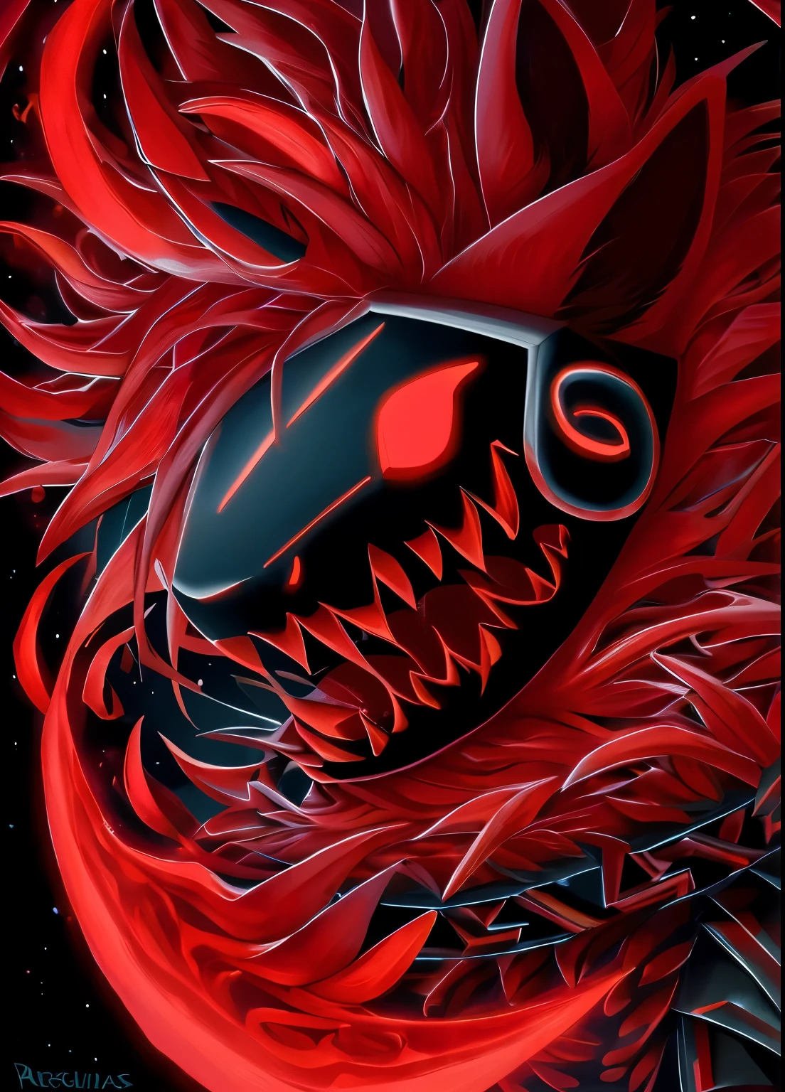 Protogen masculino ((cuerpo completo 1.3)) She wears her white hair up in a long lock., ((colores de ojos morados)) which only serves to make your features dark . ((Bile viste una capa de piel humana desollada que llega hasta el suelo)) , ((pelaje negro))(( a cappa extracted from the bodies of the dead in Here and there it is possible to recognize the features of a face, a mouth stretched in an endless scream of agony or eyes wide open in horror ))al ver el cuchillo del desollador. Fabio also prefers a belt made of knotted and perforated tendons with metal loops., del que cuelgan las herramientas del arte del Excruciator. Estos incluyen ganchos, hojas, Barbed, alicates y Barbed que brillan con la promesa de un dolor insoportable y exquisito.((colores morados))