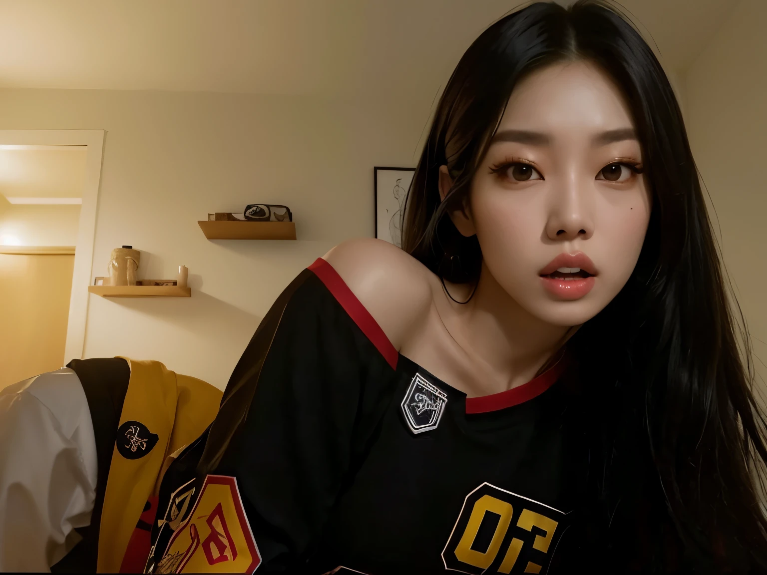 There is a woman who is posing for a photo in a room, jennie blackpink, parque roseanne de blackpink, jossi do blackpink, coreana, IU Lee Ji-eun as a supervillain, Ulzzang, linda mulher sul-coreana, portrait of jossi do blackpink, linda jovem coreana, Heonhwa Choe, jaeyeon nam, linda atriz coreana