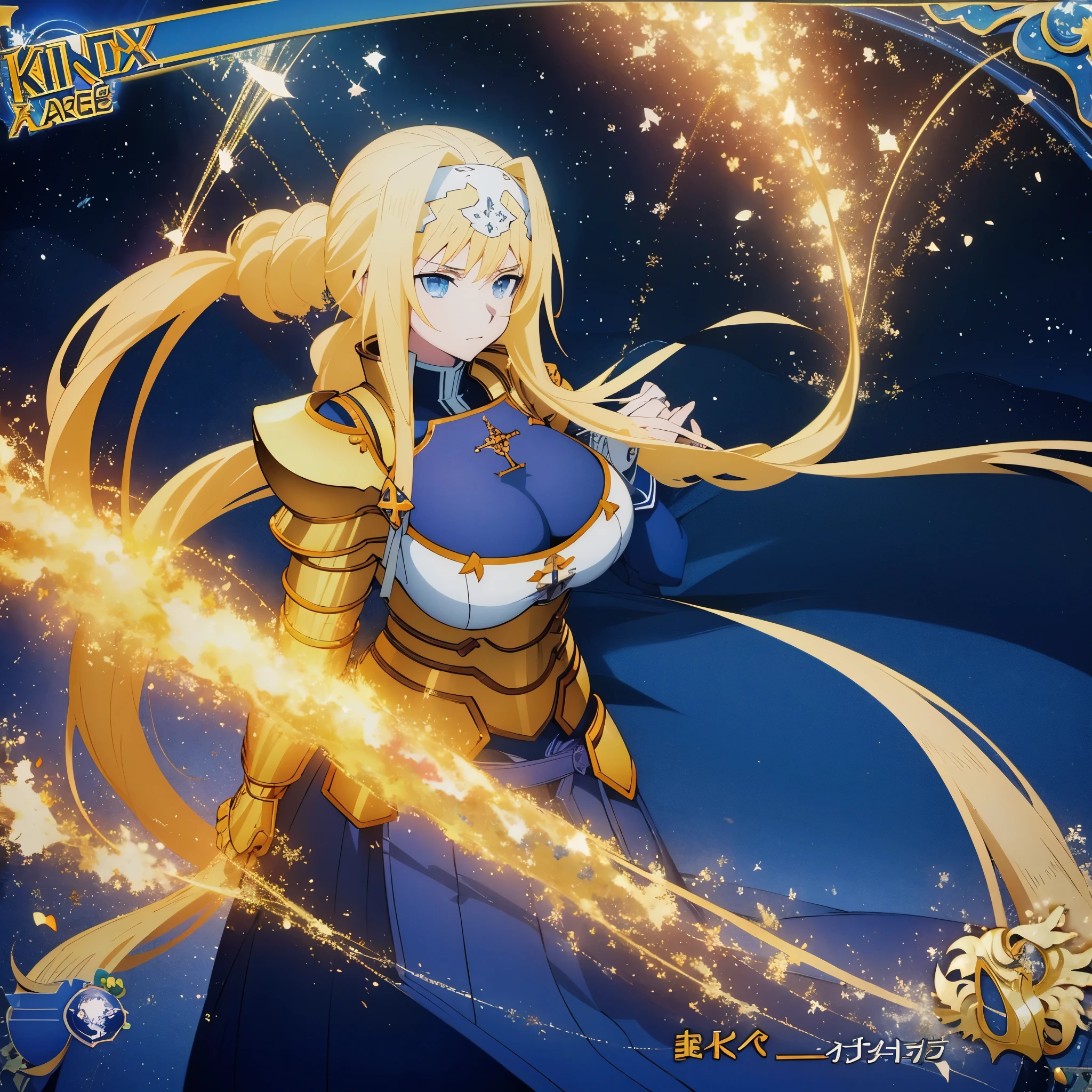 anime girl with long blonde hair and blue eyes in a pool, girl from the Knights of the Zodiac, portrait girl from the Knights of the Zodiac, blonde anime girl with long hair, cushart krenz female key art, biomechanical Oppai, anime goddess, thick, do azur lane video game, best 4k konachan anime wallpaper, artoria pendragon, giant breasts, big tits, big body, slut, huge breasts, busty 