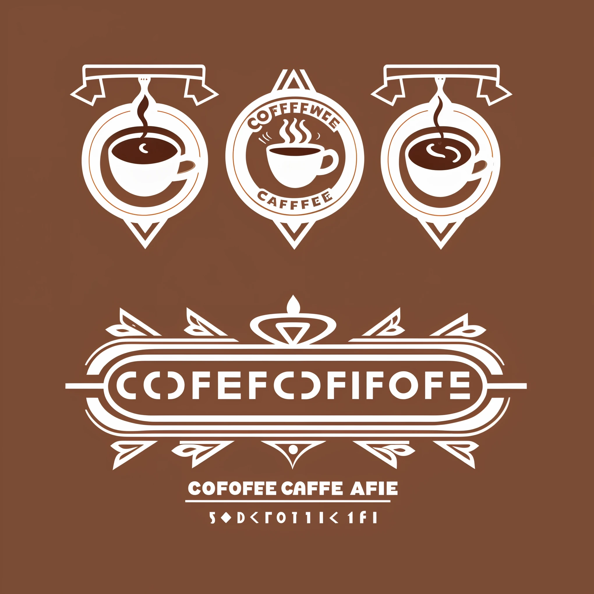 coffee cafe, logo, vector, line art, design, inspiration, straight, symmetry,
