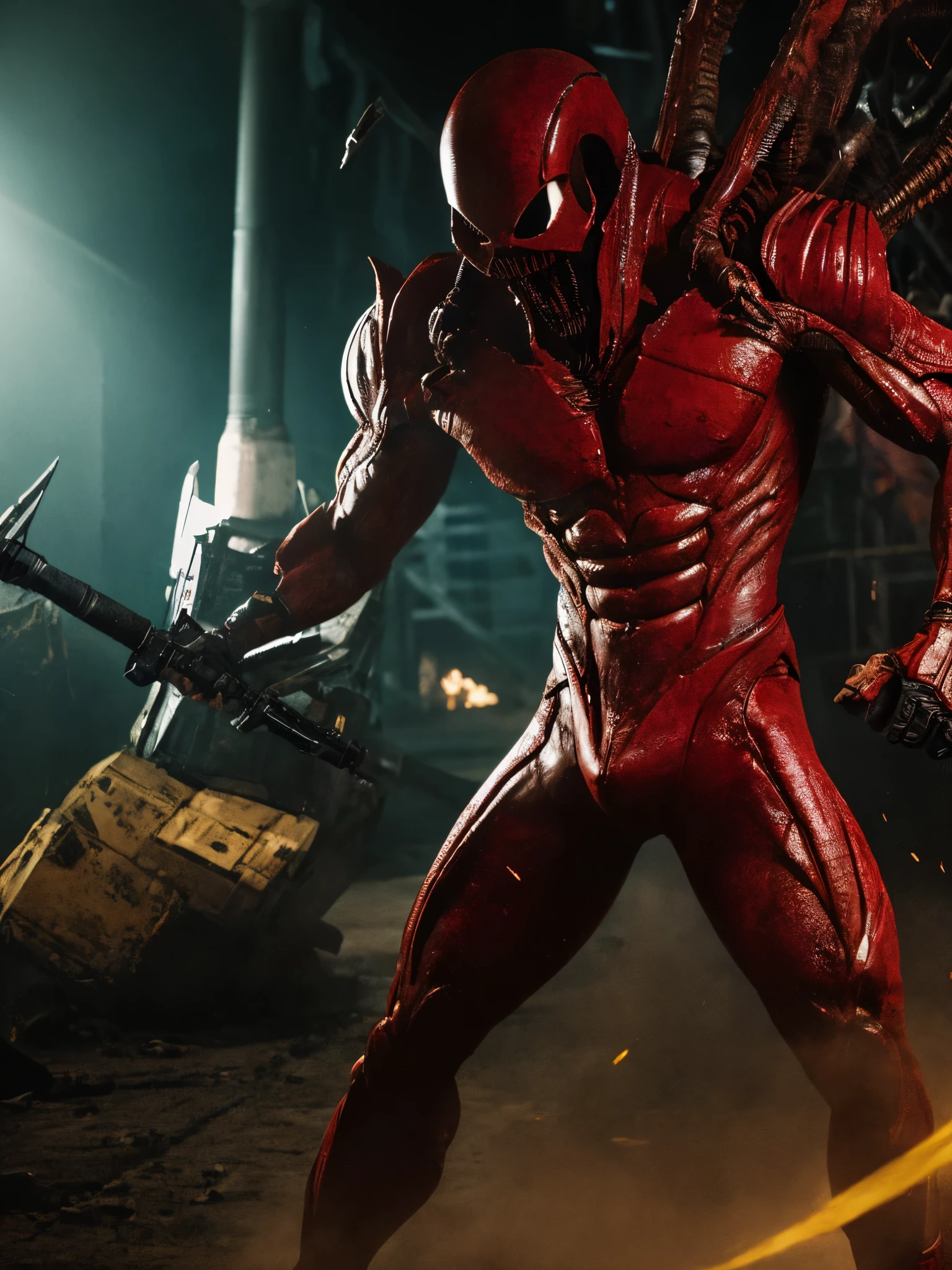 Generate a realistic 3D photo of a man milking venom from scorpion in laboratory 
