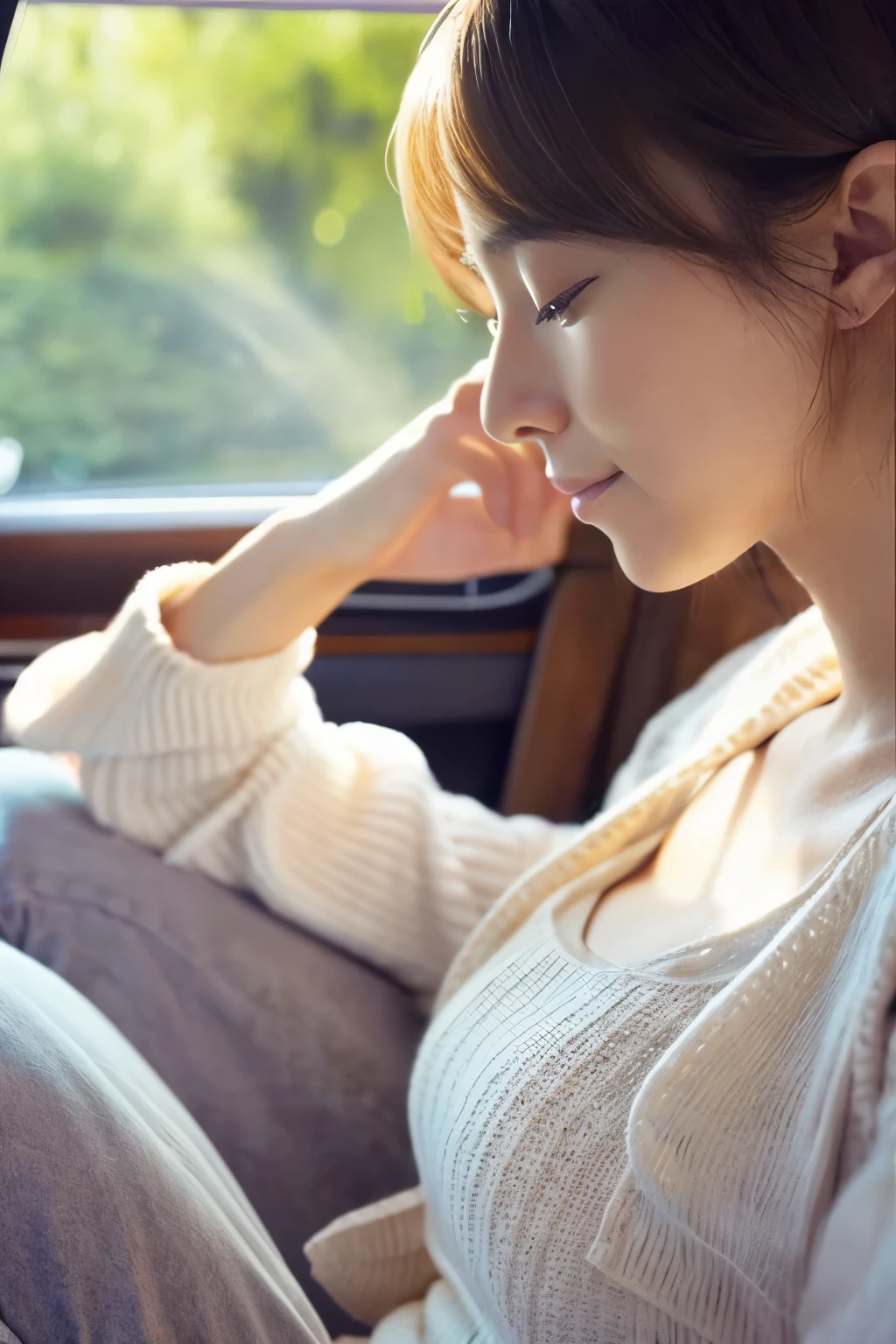 Relaxed, easy going, easy going,Peaceful girl, のんきでRelaxed雰囲気,