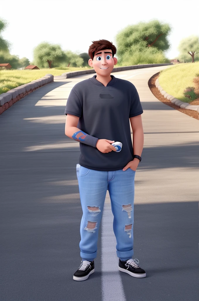 a young diney pixar style, high quality