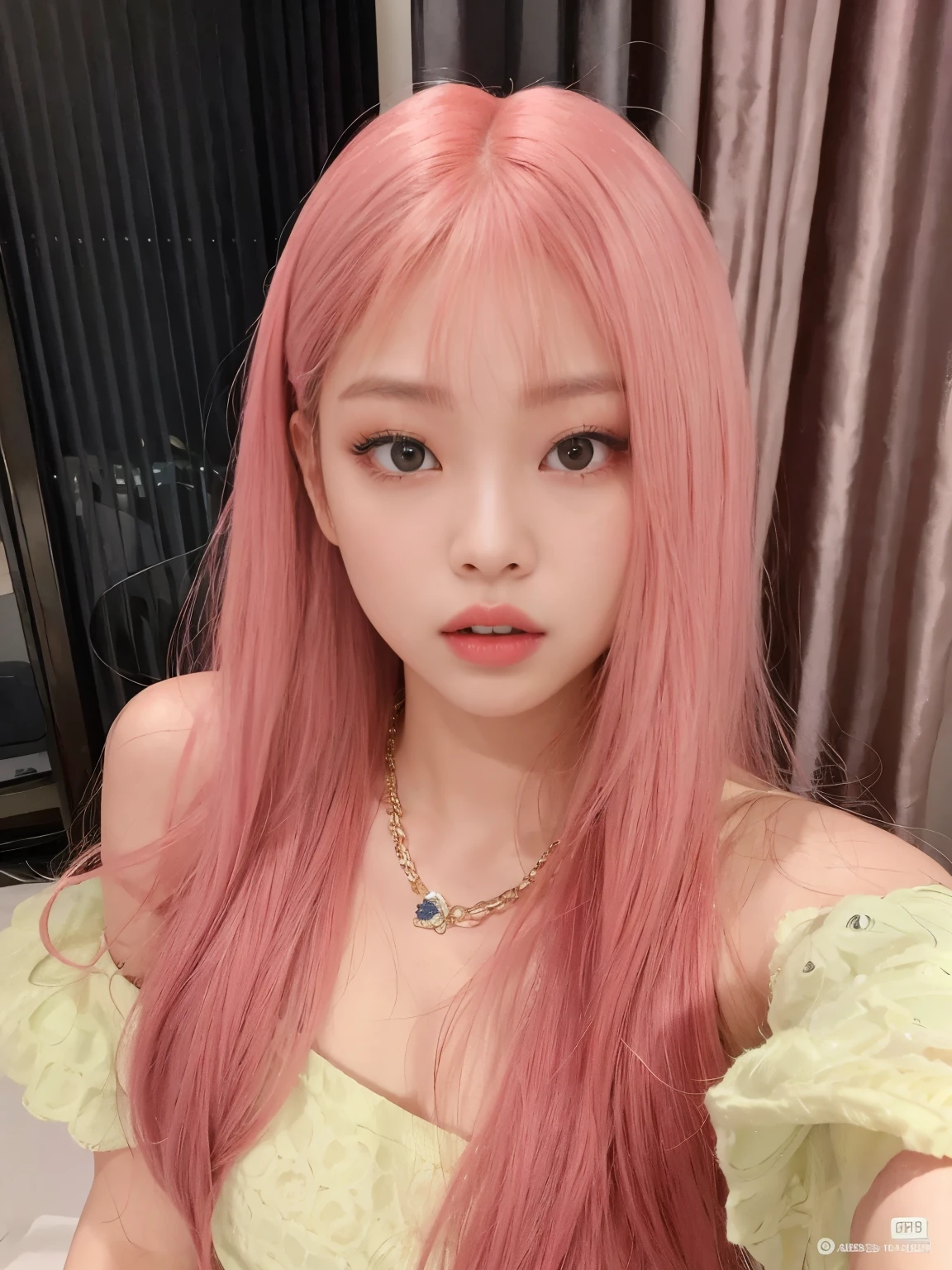 Jennie 8K Super Realista Linda Blackpink ruiva