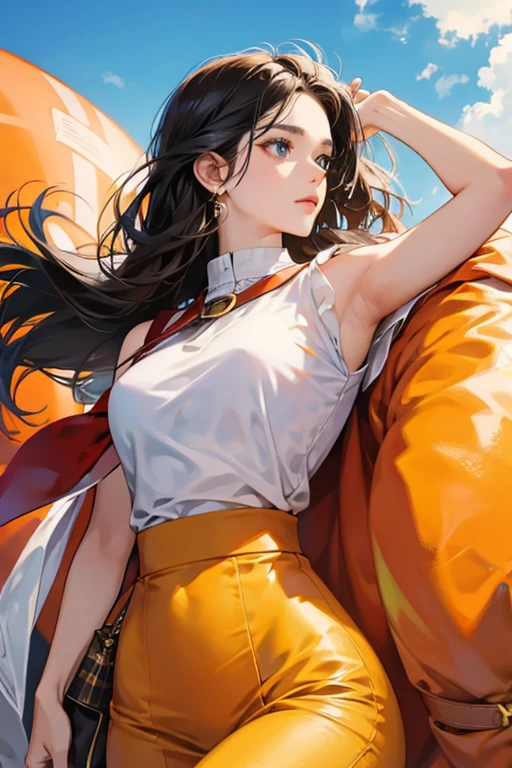 wearing Hermès