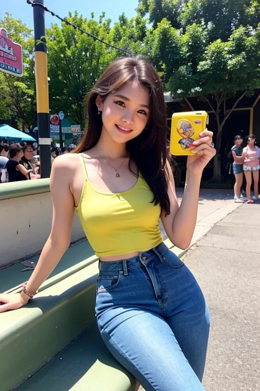 วัยรุ่นปี 80s - 90s โดย Magir
1990s beauty girl teen in yellow tank top , jeans short,1990s photos ,castle Disney land ,
1990s beauty girl teen in yellow tank top , jeans short,1990s photos ,theme park , roller coaster