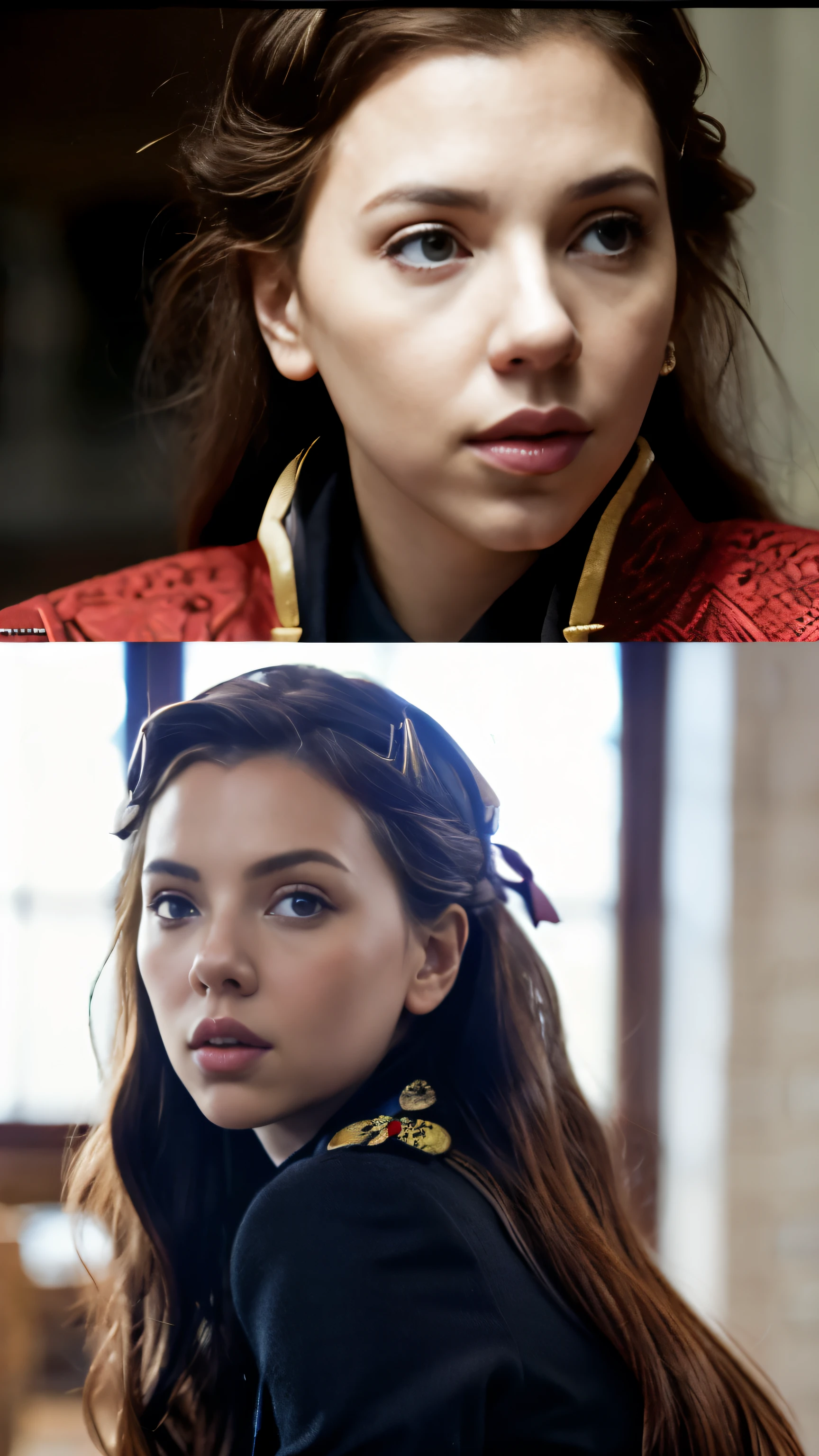 with high definition images,scarlett johansson images　facial details,Very detailed photo of a woman、Laura Elizabeth、Scarlet Witch、Avengers、8K UHD in white combat uniform、RAW photo、model photoshoot、Full body high-definition engraving、facial detailsと全身高画質画像で,
