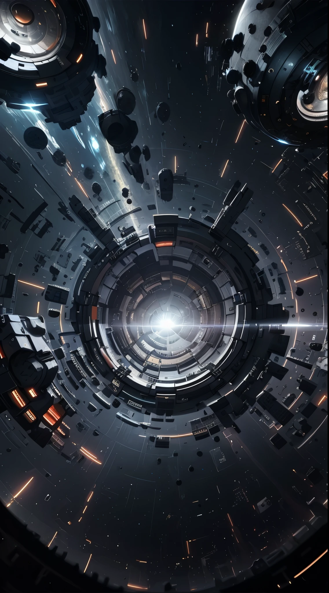 Close-up of futuristic space station with spiral design, by bees, 3 d render bipur, bipur. octane rendering, bipur rendering, Complex machines in space, in style of bipur, photo of a dyson sphere, style hybrid mix of bipur, arstation and bipur highly