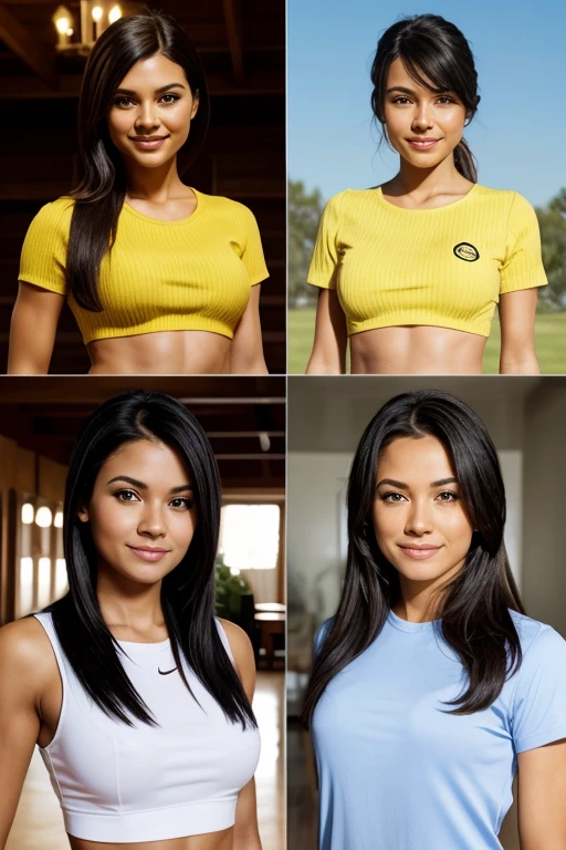 A series of images showing the difference in posture and facial expression between a person who stands up straight, smiles and maintains eye contact versus someone who does not.