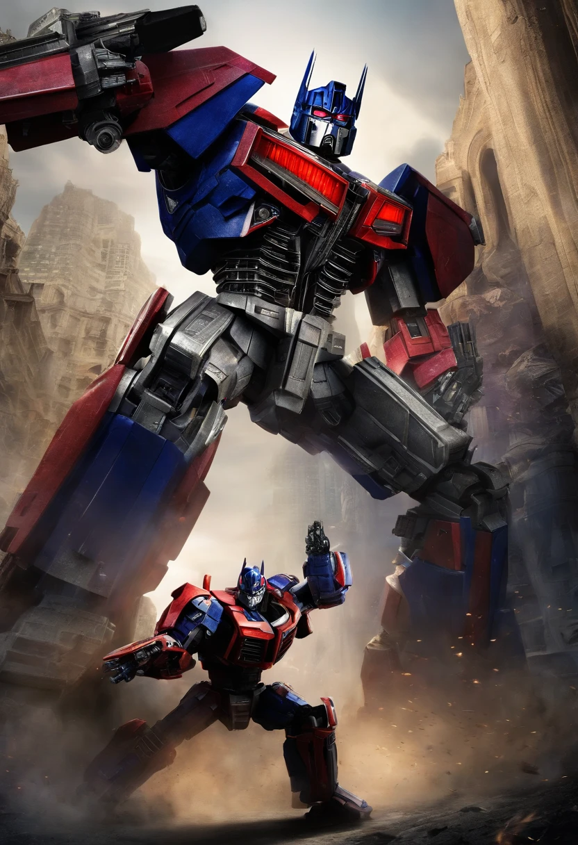Optimus Prime vs Megatron