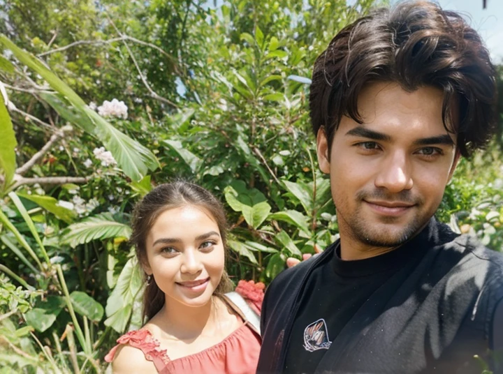 Lovely couple with high quality background