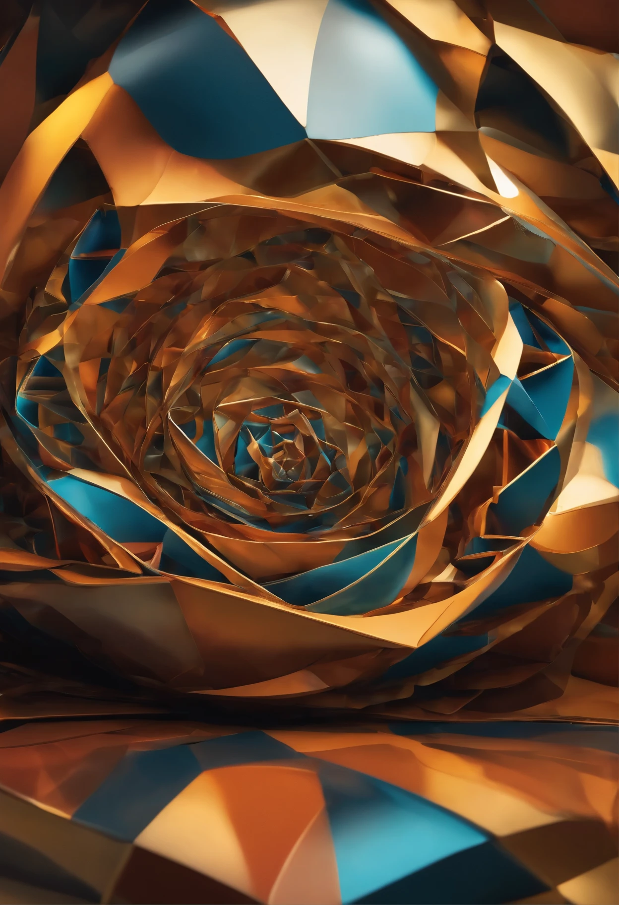 A collection of geometric objects,interesting illusion,creative composition,modern art,masterpiece:1.2,ultra-detailed,(realistic,photorealistic,photo-realistic:1.37),3D rendering,HDR,UHD,professional,vivid colors,sharp focus,physically-based rendering,extreme detail description,studio lighting,abstract,modern art,contemporary,psychedelic,unique,colorful,bold,visually stunning,abstract expressionism,colorful hues,playful juxtapositions,visually striking,mesmerizing,ethereal,luminous colors