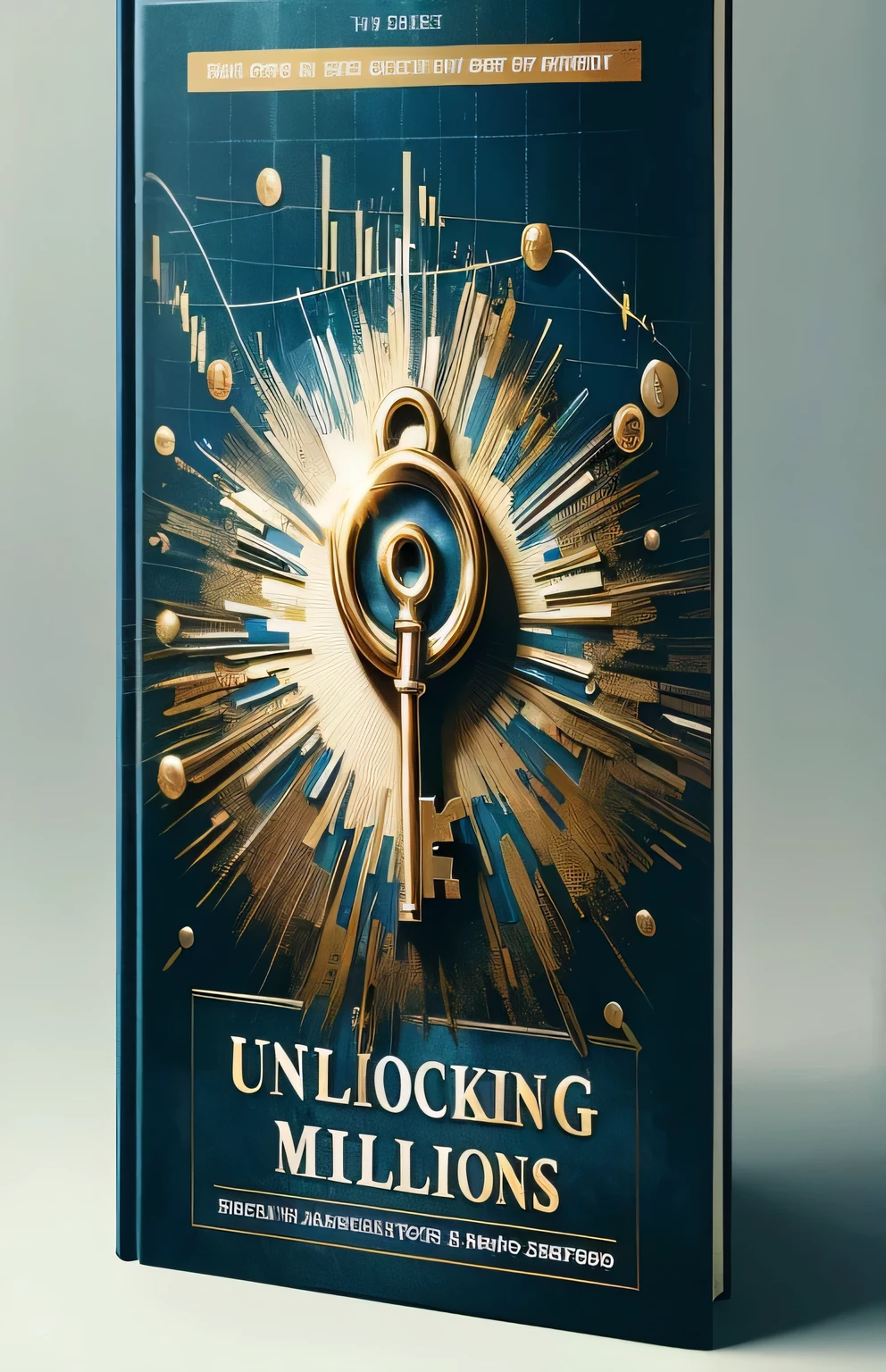 Front Facing: there is a book cover with a key on it, by Eric L Horton, Book Title
"Unlocking Millions: Mastering Business Credit through Personal Leverage and Proven Strategies" book cover illustration, book cover design, by Romain brook, by Jeffrey Smith, by Mathias Kollros, art concept for a book cover, book cover!!!!!!!!!!!!, by Seb McKinnon, by Julian Hatton, by Lisa Milroy, best book cover design, book