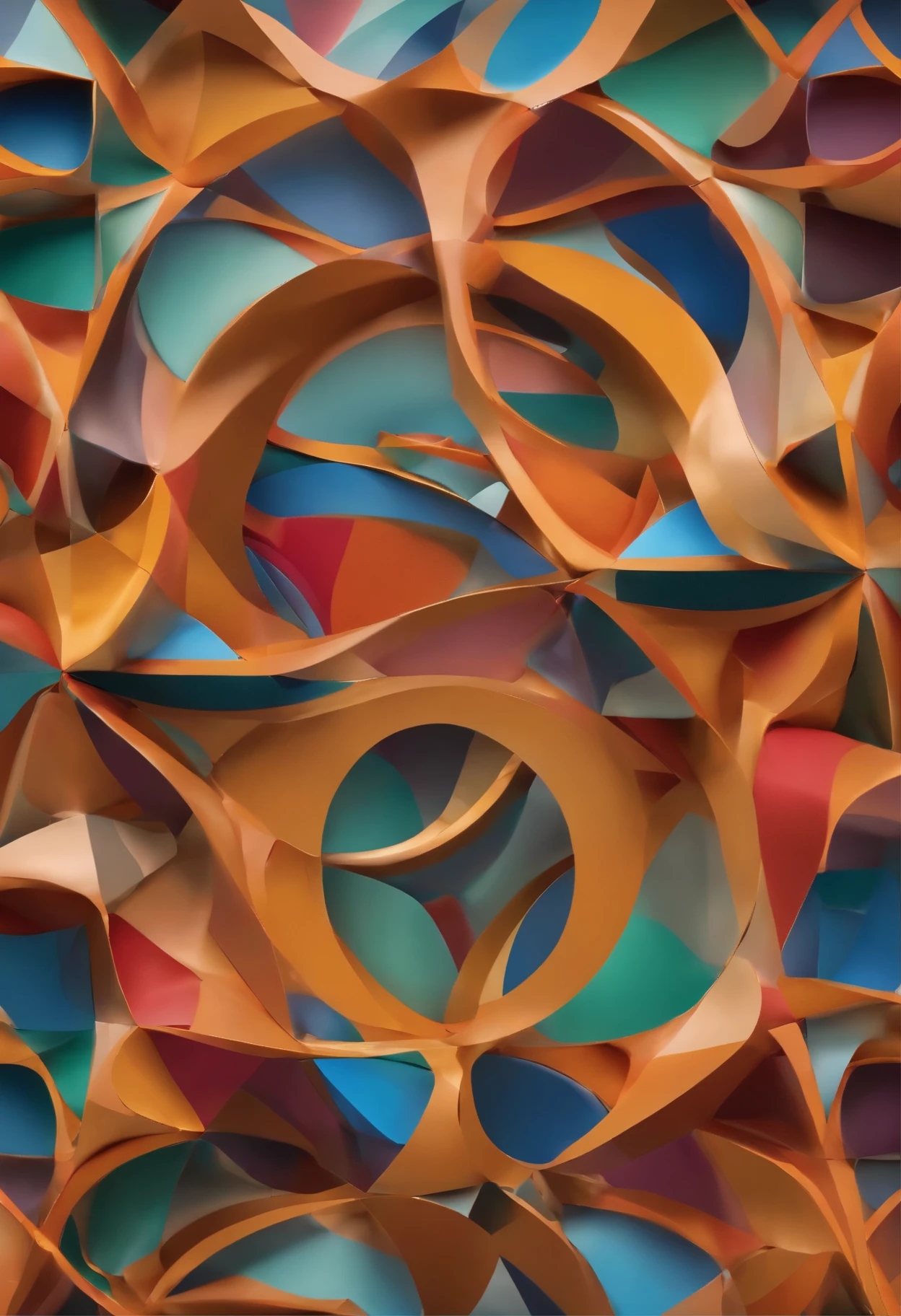 a macro shot of a textured abstract wall mural, highlighting the intricate details and unique patterns that make up the bold background.