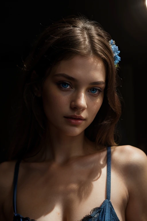 beautiful, face, woman, model, blue eyes, close up, dramatic, rembrandt, lighting, full lips, model , vogue, lighting, fashion, full body