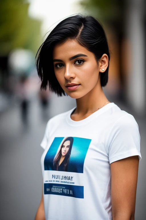 foto de (CyberDutch_v2:0.99), una mujer como influencer sexy de TikTok, model shoot style, (Fondo de pantalla CG unity 8k extremadamente detallado), foto de the most beautiful artwork in the world, majestuoso profesional (photograph by Steve McCurry), 8k UHD, digital slr camera, Soft lighting, alta calidad, film grain, Fujifilm XT3 Sharp Focus, f 5.6, Alto detalle, Sharp focus, dramatic, (Llevar una camiseta punk), (mirando al espectador:1.2), (alumnos detallados:1.3), (Luz natural), (de cerca:1.2), (seductor)