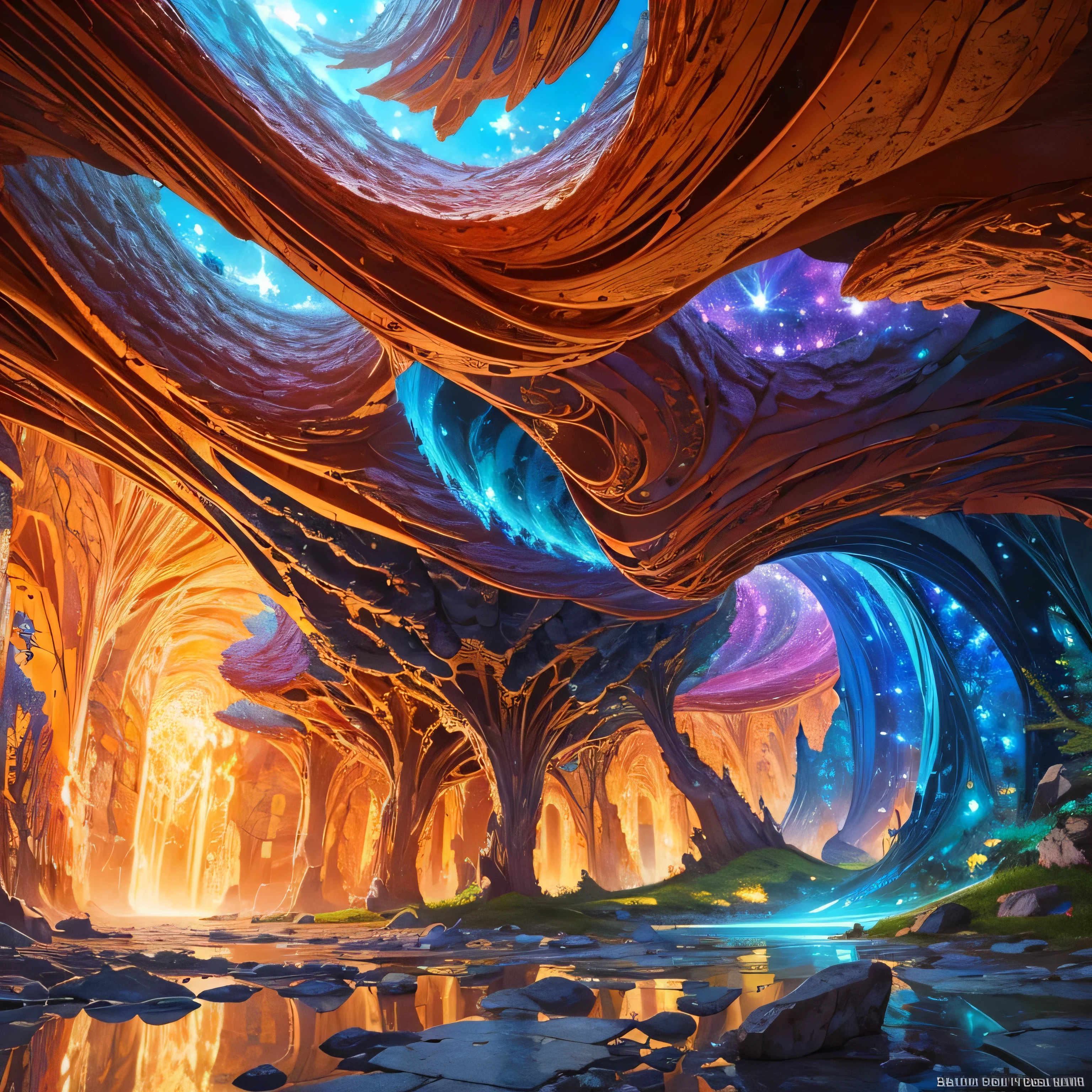 (masterpiece, top quality, best quality, official art, beautiful and aesthetic:1.2), extreme detailed,(fractal art:1.3),colorful,highest detailed in ultra detailed complex biomechanical hr geiger cave filled with rocks and stones and stalagmites and crystals, puddle,(best-quality:0.8), (best-quality:0.8), perfect anime illustration,(turbine:1.2),  BREAK