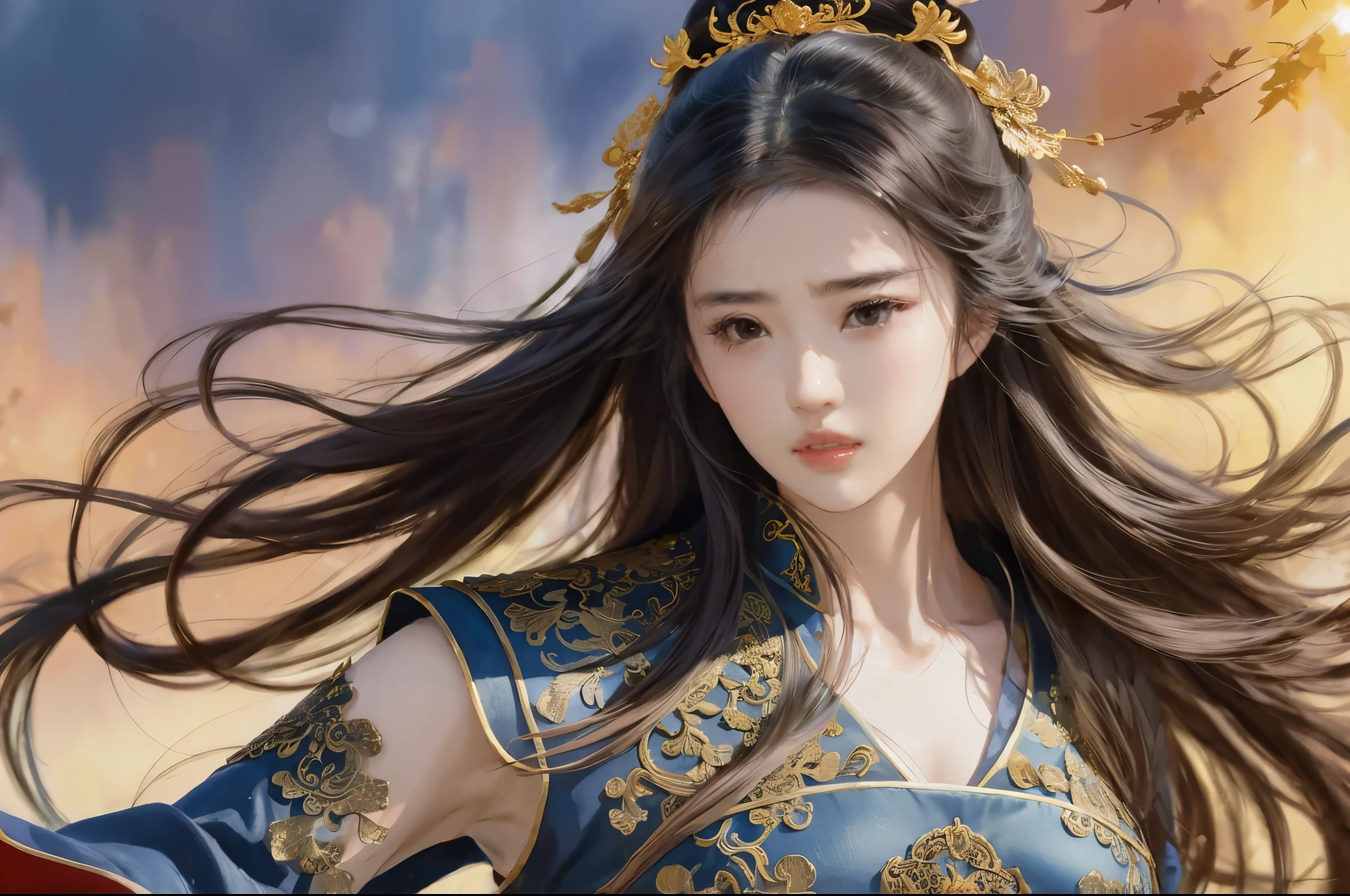 liuyifei, 1girl, chinese_armor, best quality, masterpiece,