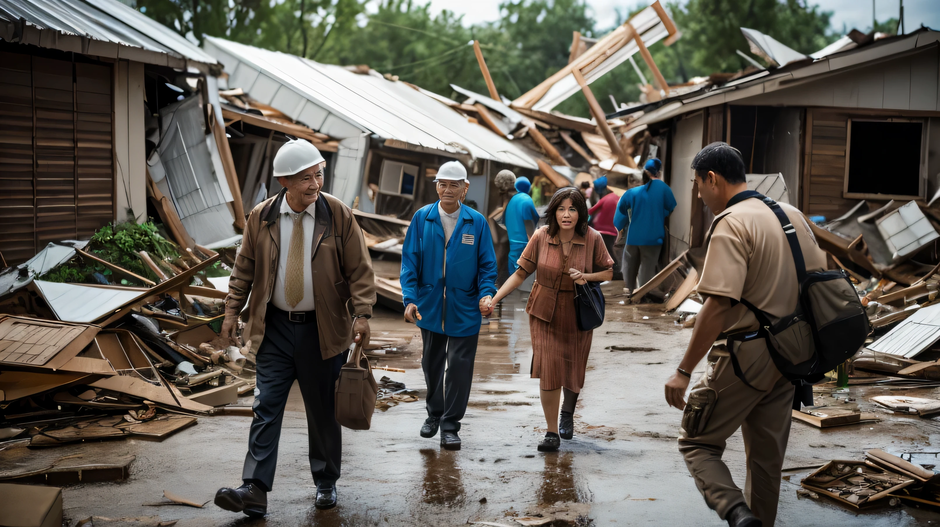 Jehovah's Witnesses、Men and women of all ages are engaged in disaster relief activities.、High resolution、High resolution、