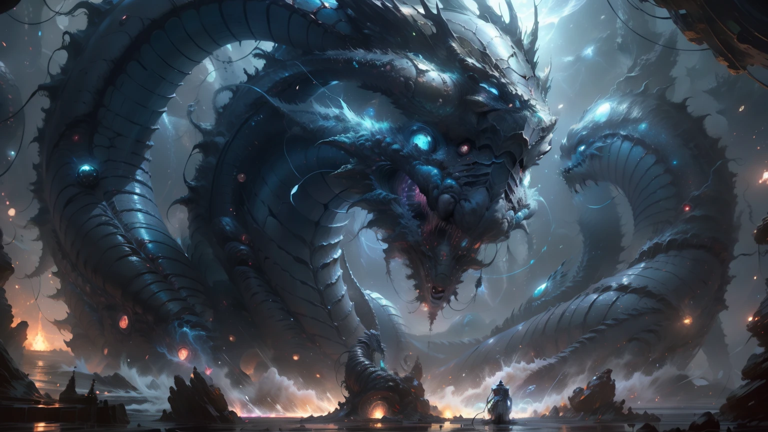 ((Best quality)), ((masterpiece)), ((realistic cartoon)), ((perfect character)): *Your dragon (Wyvern body) Wavecry an ancient male dragon named The Winged Storm who has simple lapis scales and iridescent lapis accents, beautiful lapis wings, Fire: brown and lime flames, has a Horse type skull, Orbital ridge horns, Body type: Broad, Notable Features: Long-tailed, and Eyes: sad gold eyes, is flying freely through the air without any regard for his age but his body is aging slower than his age* Every element of this masterpiece is carefully designed to create a sense of realism and immersion. Dragons have long serpentine bodies, with proportionately long necks and tails. Their bodies have four limbs: two short back legs and two large wings as forelimbs, a body-plan similar to a bat. The intricacies of the mage's clothing, the mesmerizing effects of his conjurations, and the level of detail in his weathered face all contribute to a captivating visual experience. This artwork is presented in stunning UHD resolution, allowing you to appreciate every nuance and intricacy in breathtaking detail. Eye level, scenic, masterpiece.