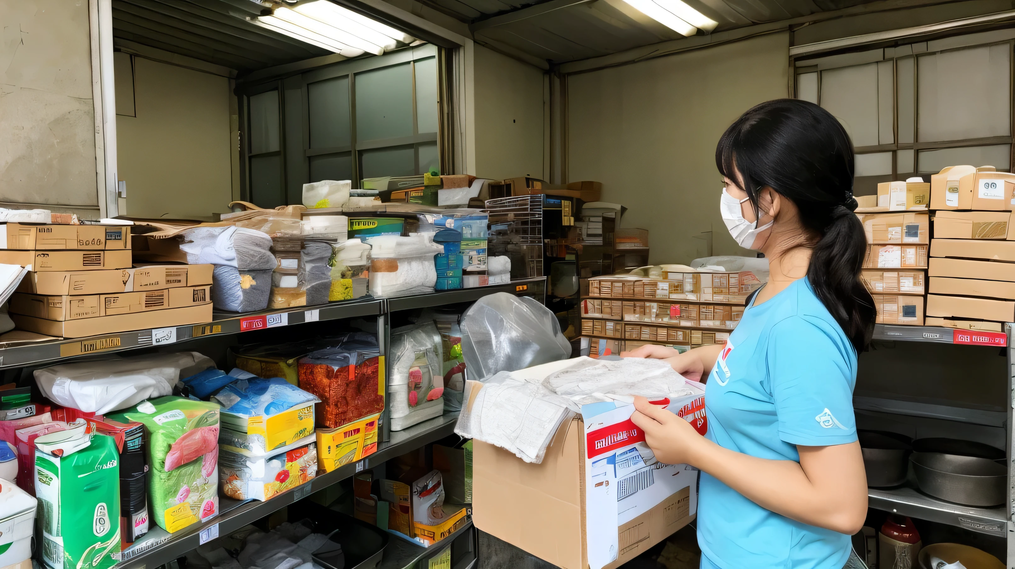 Disaster support activities、person who sorts household goods々、volunteer activist々、High resolution、High resolution、