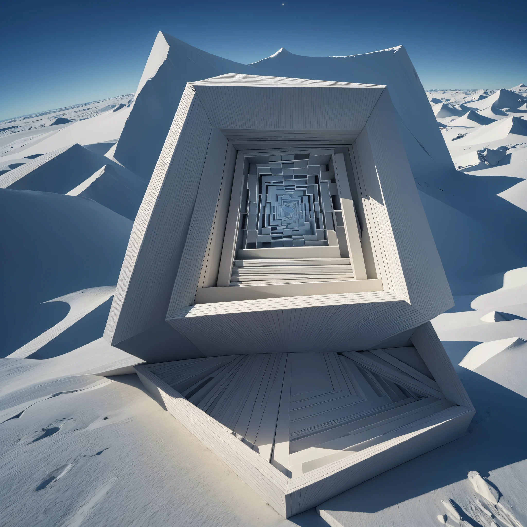 (masterpiece, best quality), best resolution, Spatial illusion, optical illusion, , Three-dimensional and two-dimensional interweaving, Optical illusion, distance illusion,Dislocation space