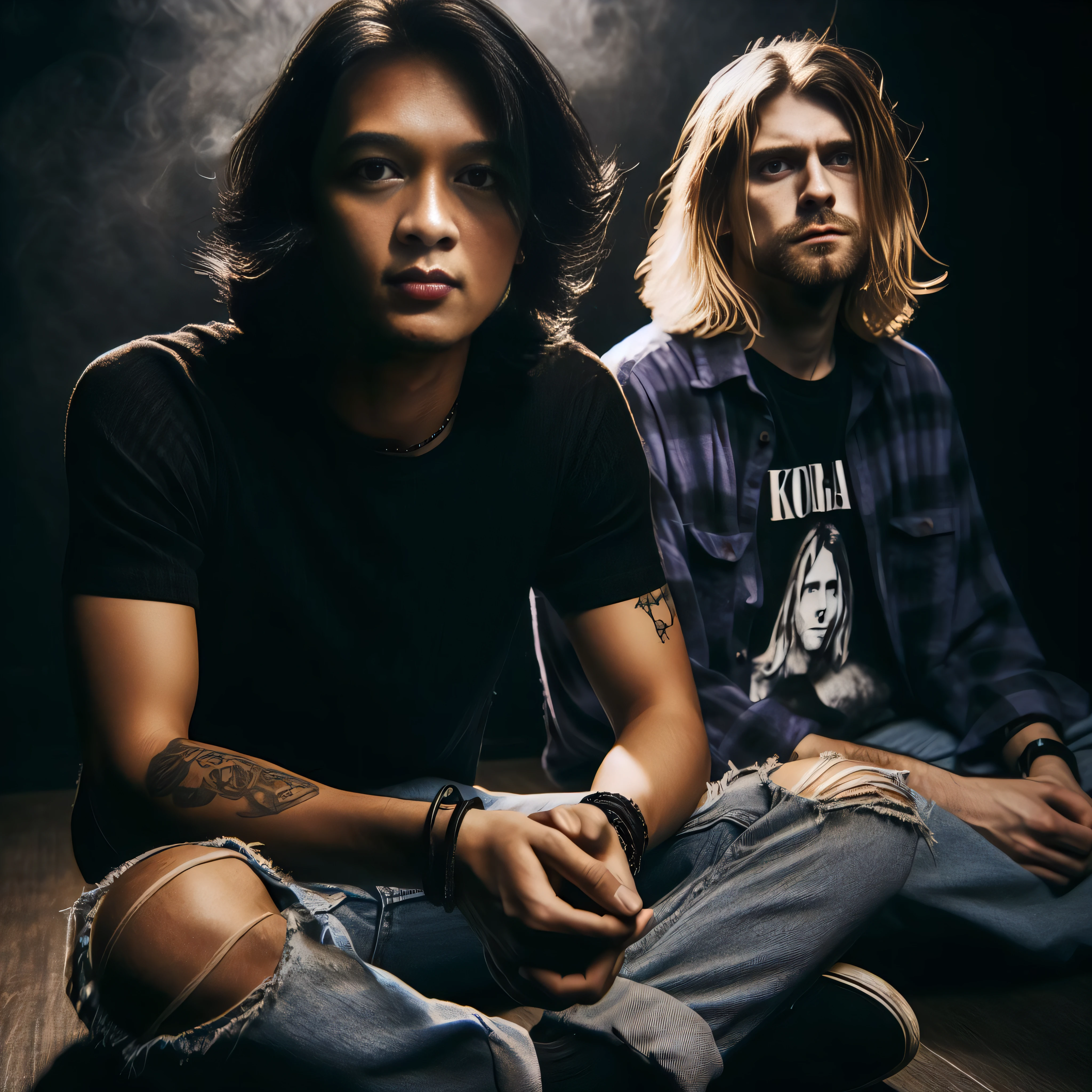 Sitting with Kurt Cobain