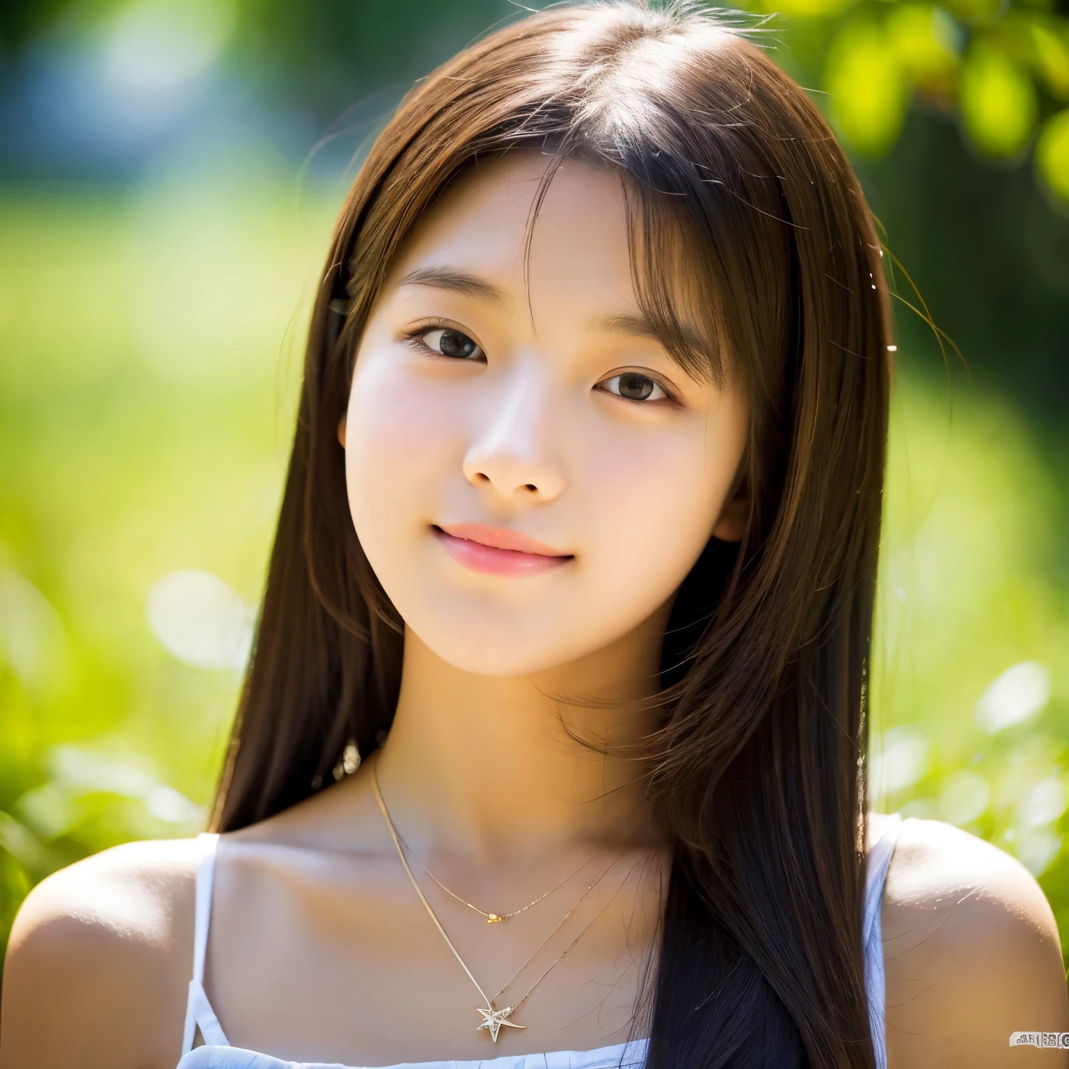 neat age woman transparent skin shining brightly high resolution