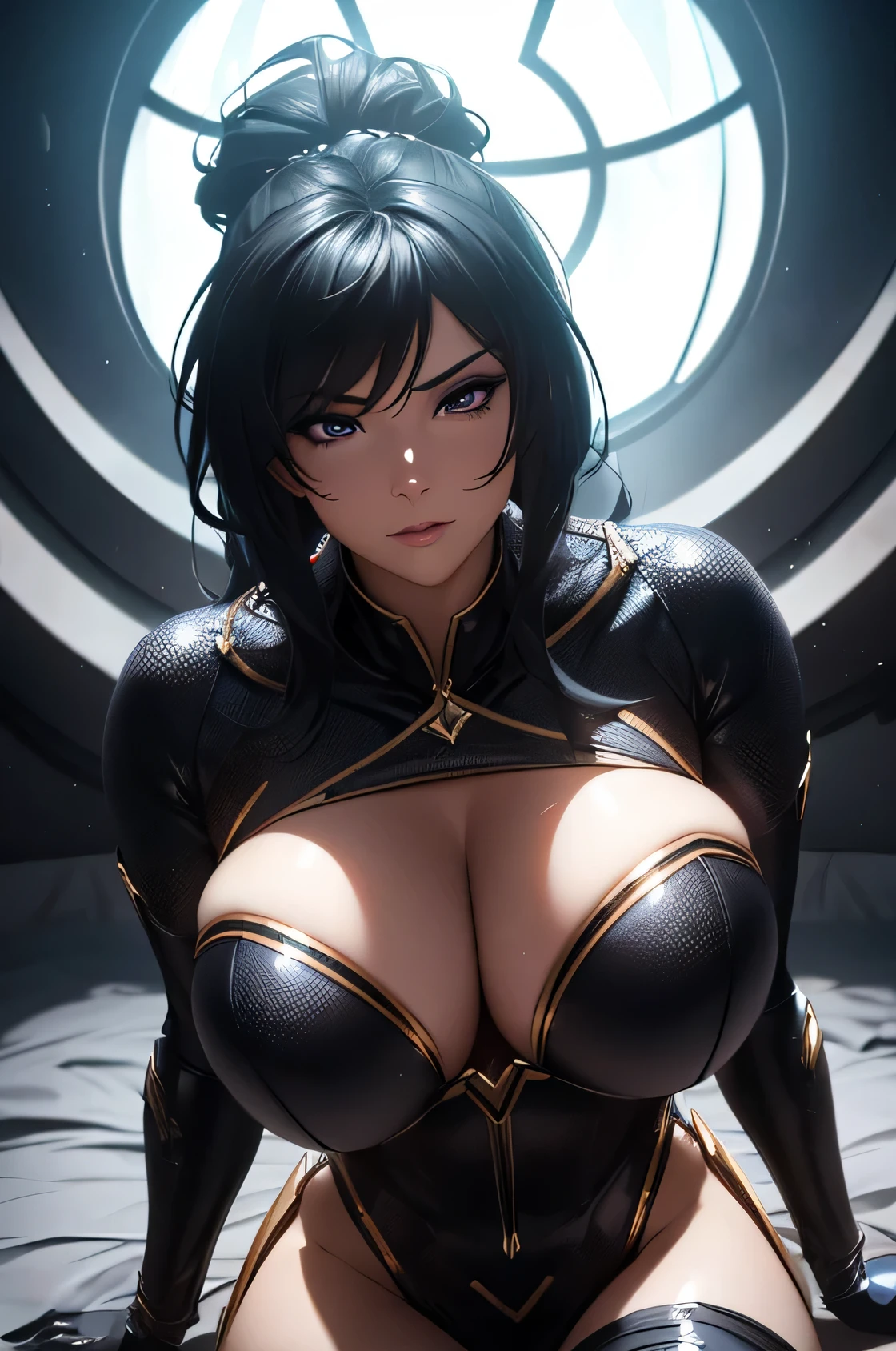 A superheroine, sexy, big breasts, dynamic pose, 3d, (8k), detailed texture,(hyperdetailed), (photo realistic), cinematic light, cinematic action, highly detailed, realistic, Isometric, full body, in frame, driven expression, dark theme, (extremely detailed eyes), detailed symmetric realistic face, extremely detailed natural texture, masterpiece, extremely detailed, amazing, fine detail, rich colors, hyper realistic lifelike texture, dramatic lighting, unreal engine, trending on art station, photo realistic, RAW photo, high quality, high res, sharp focus, extremely detailed, cinematic lighting, 8k, high definition, cinematic, neoprene, unreal engine 5, ultra sharp focus
