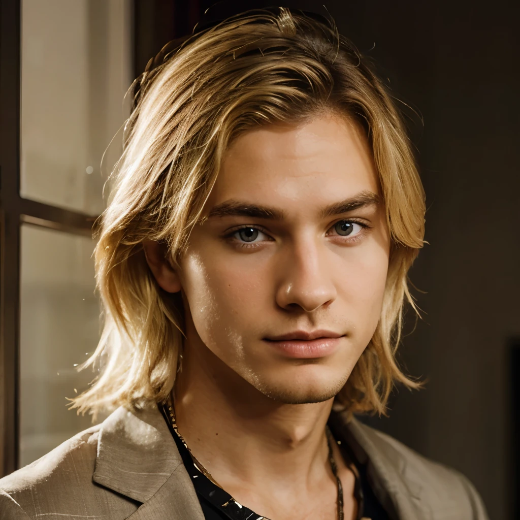 young fancy blonde guy