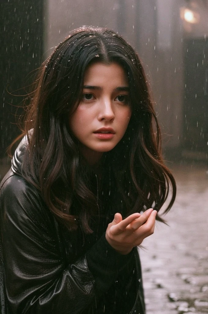 I should have said I loved him, but I couldn't. I went home crying, and the night it was drizzling was sad,
