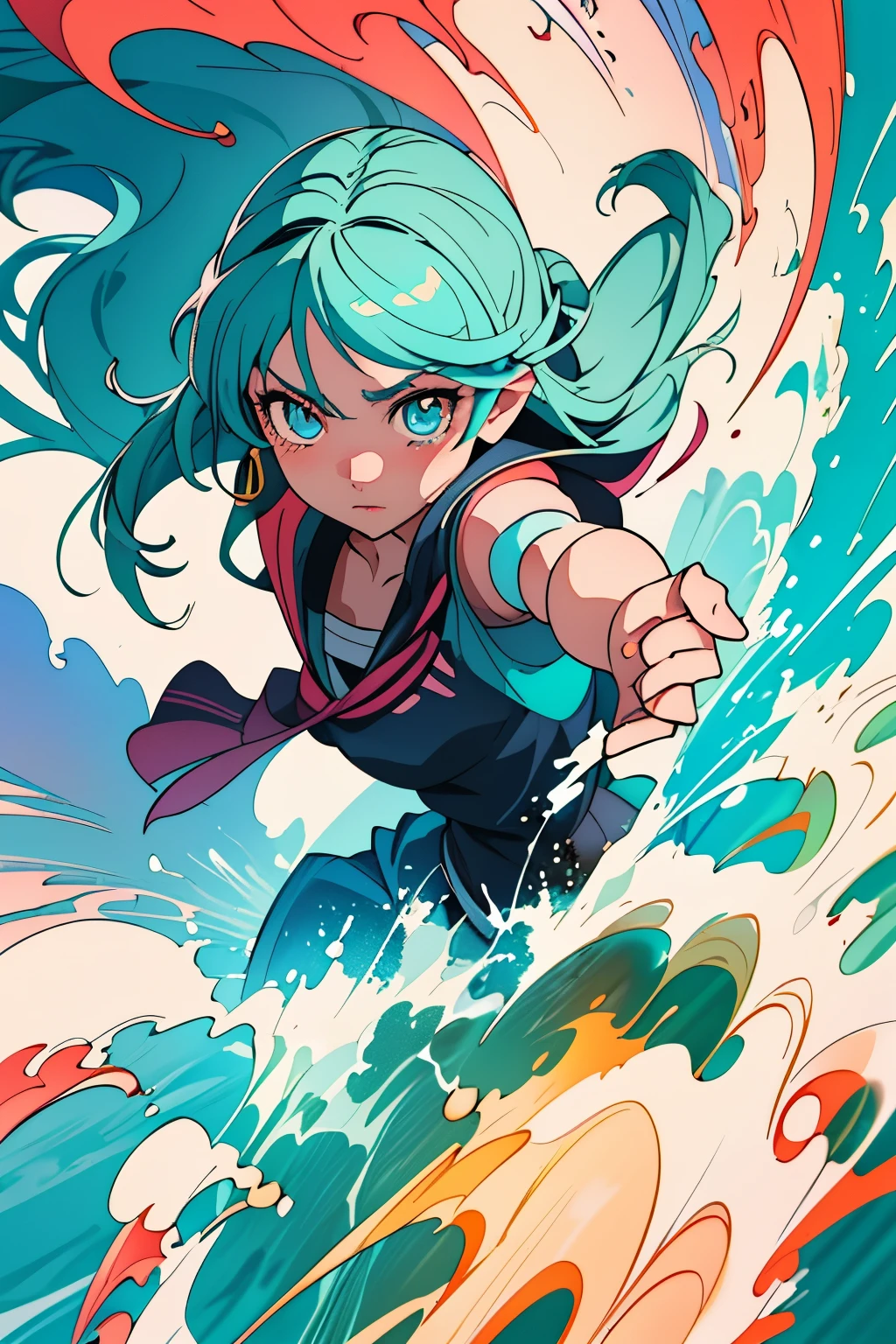 Anime girl creation by Mike O'Cullain, high definition | Source: s2
Masterpiece, best quality) Anime artwork, Mike O'Cullain, intricate details, vibrant colors, anime girl, heartwarming expression, delicate features, long, wavy hair, captivating eyes, fluid lines, dynamic poses, source s2 showcasing artist's exceptional talent.