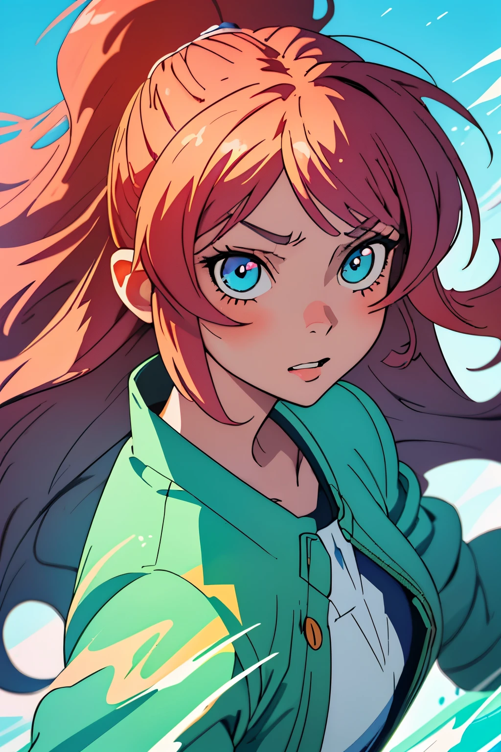 Anime girl creation by Mike O'Cullain, high definition | Source: s2
Masterpiece, best quality) Anime artwork, Mike O'Cullain, intricate details, vibrant colors, anime girl, heartwarming expression, delicate features, long, wavy hair, captivating eyes, fluid lines, dynamic poses, source s2 showcasing artist's exceptional talent.