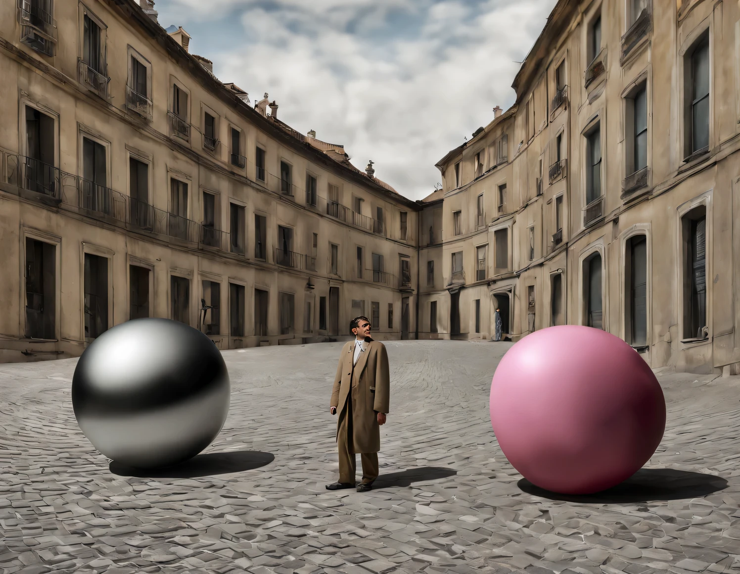 Image with Optical illusions effects, Surreal images with optical effects, double objects, Optical illusions